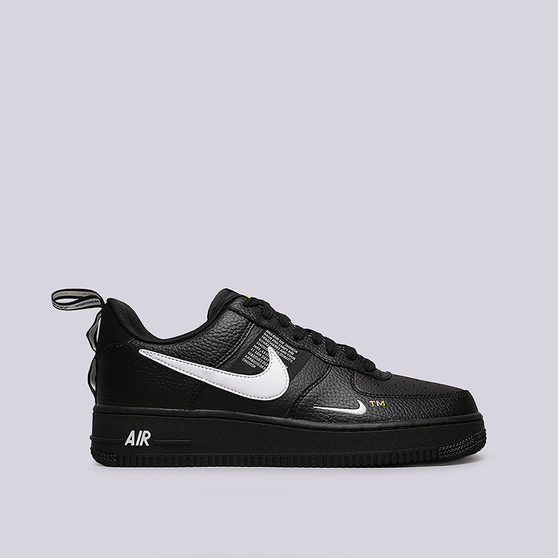 мужские черные кроссовки Nike Air Force 1 `07 LV8 Utility AJ7747-001 - цена, описание, фото 1
